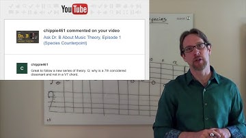 Ask Dr.  B About Music Theory, Episode 2 (Species Counterpoint, Part 2)