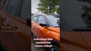 Is The Nissan Kicks Exempted from Number Coding?