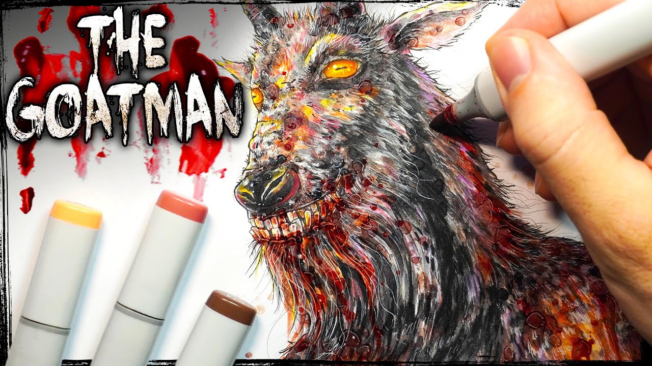 Anansi's Goatman Story (Illustrated) Creepypasta + Drawing