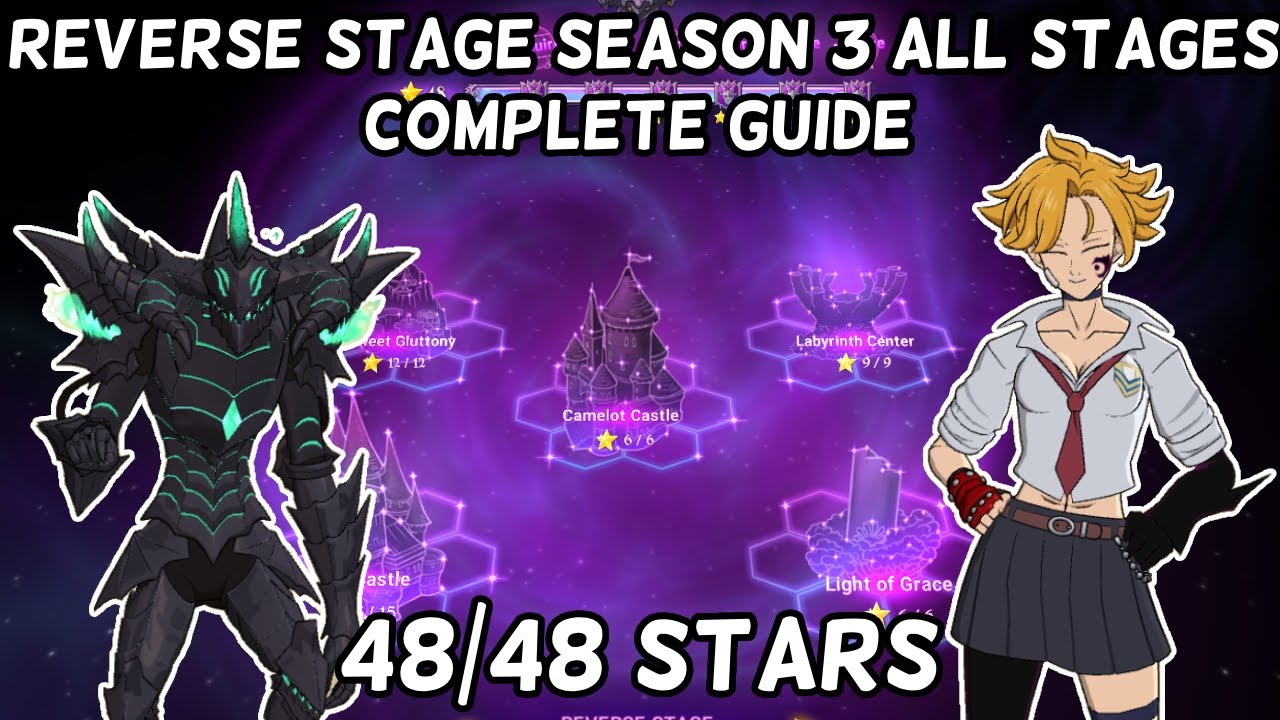 No Reverse Staging REVERSE STAGE ALL SEASON 3 STAGES COMPLETE GUIDE 48/48 STARS - The ...