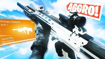 my AGGRESSIVE "RAM-7" CLASS SETUP! (Best RAM 7 Class Setup in Warzone)