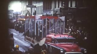 Christmas parade  Belleville 1954