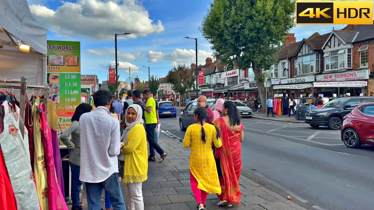 Mini Gujarat in London London walk in Ealing Road Wembley [4K HDR