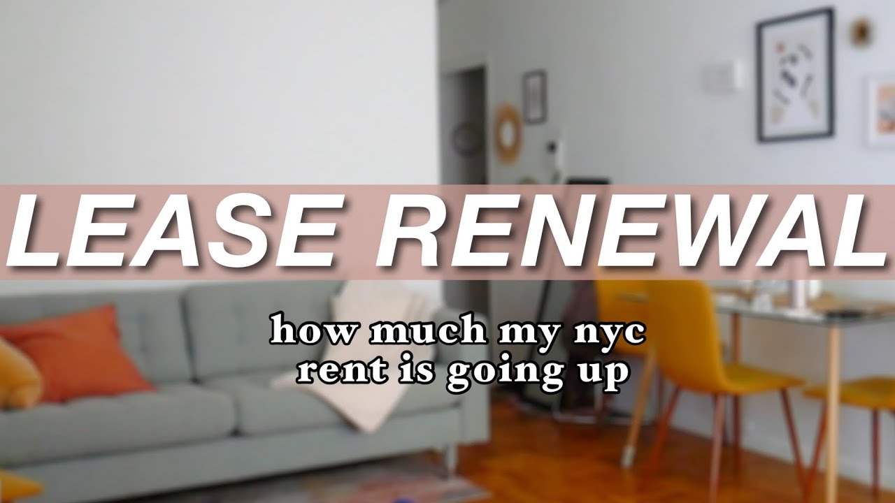 My RENT is going up! Rent Increase What it's like when your nyc