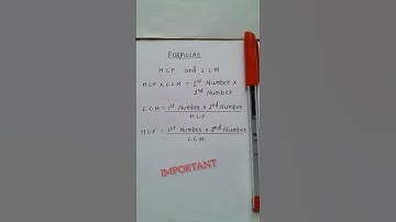 H.C.F. & L.C.M. l Important Maths Formulas l #shorts #shortsfeed #subscribe