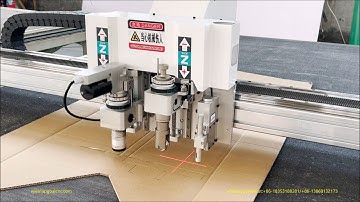 Packaging Box Cardboard CNC Oscillating Knife Mark Creasing Cutting Machine 1600*2500mm