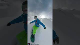 Adobe Express #adobe #shortsvideo #snowboarding #editing