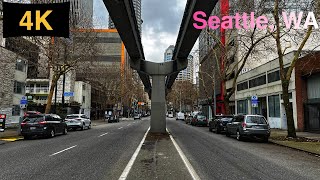 Belltown, Seattle, WA Driving Tour in Spring 2023.