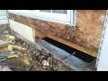 how to replace a rotten rim joist