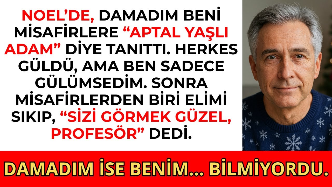 Noel’de, yengem beni misafirlerin önünde küçük düşürdü, ama sonra misafirlerden biri ayağa kalktı...
