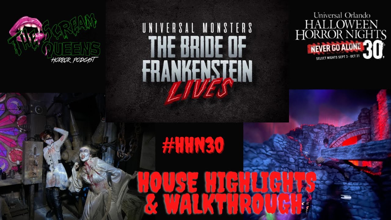 Universal Monsters the Bride of Frankenstein Lives Highlights #HHN30 ...