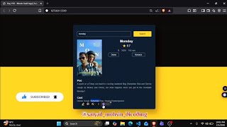 How to Build Movie Guide App with HTML CSS JS (Educational Project)