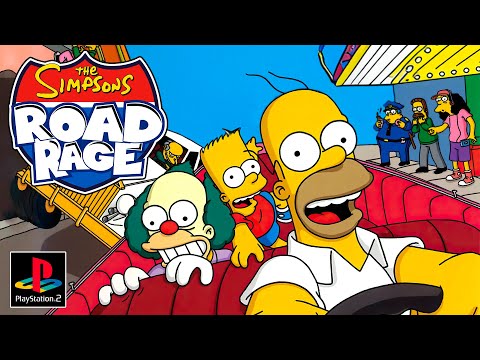 The Simpsons - Road Rage [UNLOCKING VEHICLES + MISSIONS + SUNDAY DRIVE + CHEATS] [LONGPLAY] [PS2]