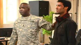 ISAF senior enlisted visits school for Afghan senior enlisted