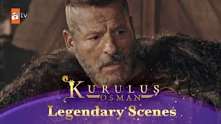 Kurulus Osman Urdu | Legendary Scenes - 243 | Olof, Kayi qabeele mein aaya!