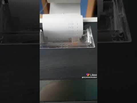 Работа печатающего калькулятора Citizen CX-121N Работа печатающего калькулятора Citizen CX-121N