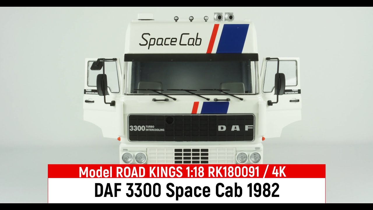 Camion DAF 3300 Space Cab 6x4 1982 – ROAD KINGS 1/18 – RK180091 – Neuf