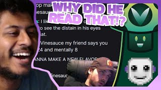 His Chat Is Wild... | First Time Reaction To Vinny Vinesauce