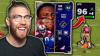 Playing Weekend League with 96 speed Jerry Rice...