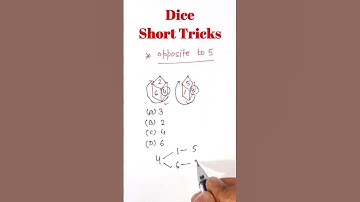 Double Dice Question For Railway Group D, SSC CGL, Group D Reasoning | Reasoning Short Tricks