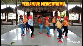 Terlanjur Mencintaimu Linedance/Choreo by Andrico Yusran/Demo by QUEENS LC/By Sant_sant