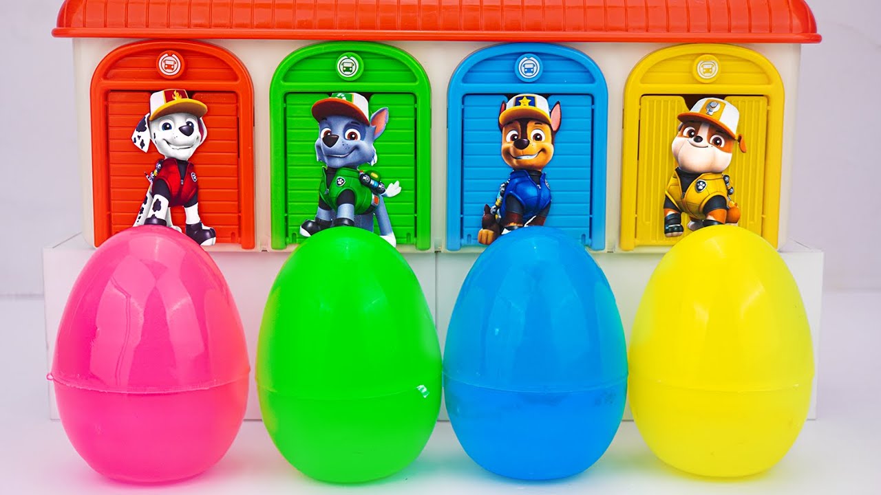 ASMR 63+ Minutes Unboxing PAW PATROL Colorful Mystery Eggs | Review Toys (No Talking)