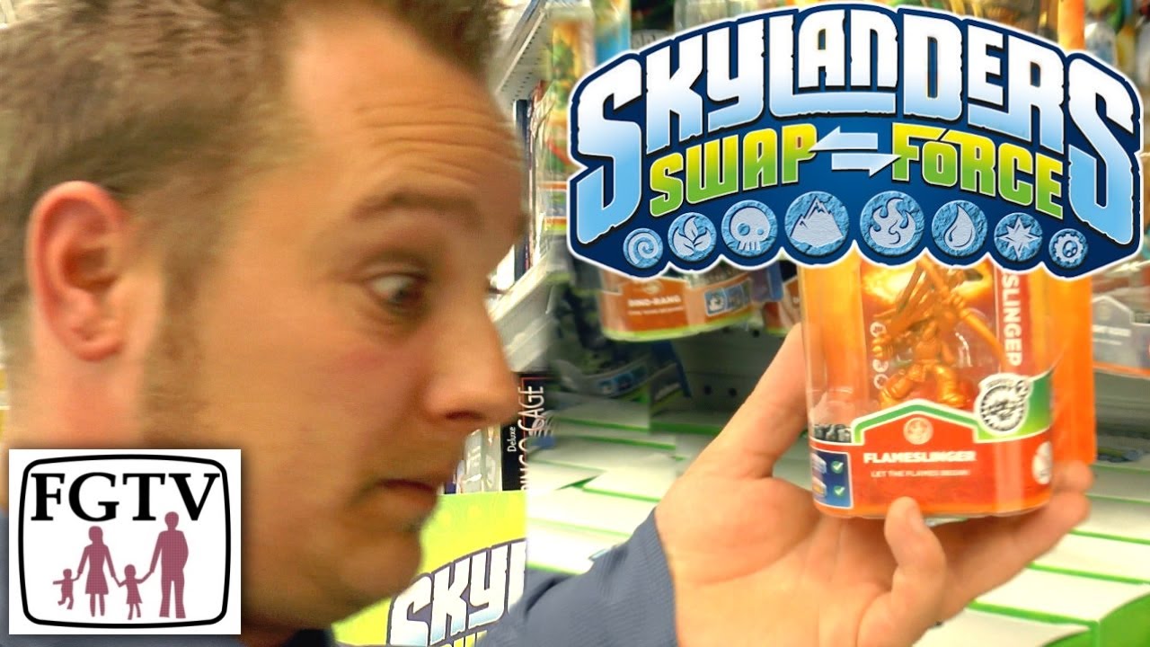 Roland's Gold Flameslinger Surprise & Swap Force Legendary News At Toys R Us