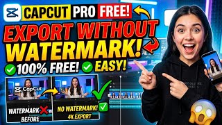 Export Capcut Pro Video Without Watermark (No Pro Required)