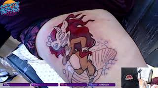 Paul tattoos Connie the Hormone Monstress