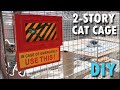 DIY New Cat Cage | 2-story house for Kitten