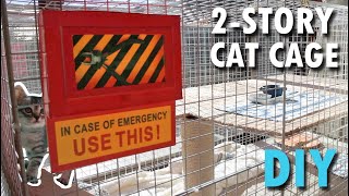 DIY New Cat Cage | 2story house for Kitten