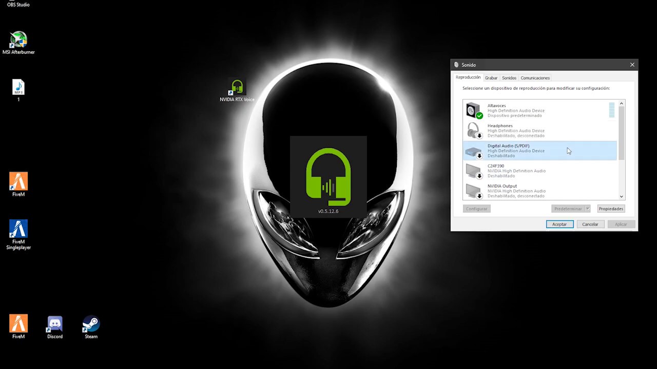 ✅Nvidia RTX Voice: Solucionar PROBLEMA /ERROR (No Speaker/Mic Present) - FabiG