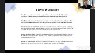 What Are the 5 Levels of Delegation