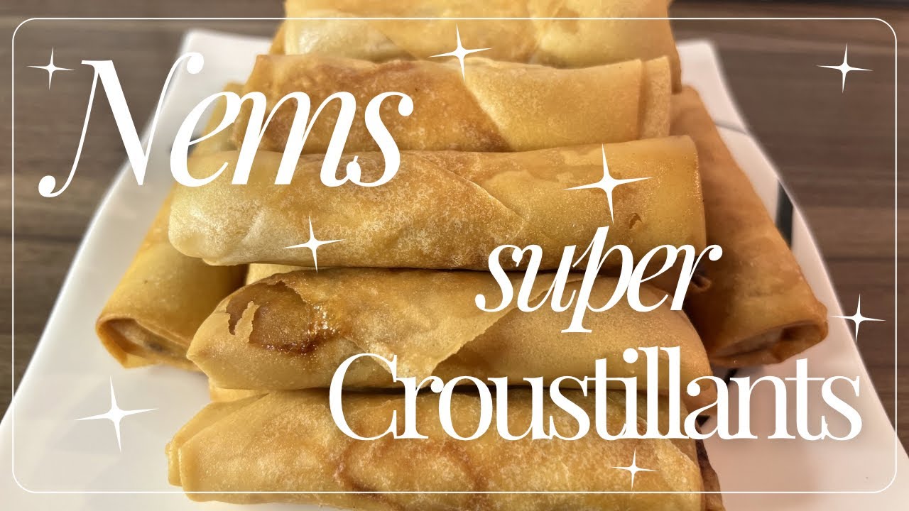 Les meilleurs Nems ultra croustillants à la viande hachée | Recette facile