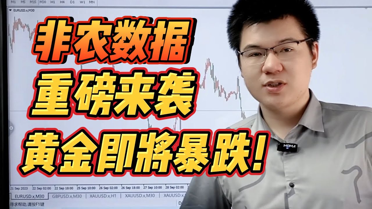非农数据重磅来袭，黄金即将暴跌！2023-10-06【外汇交易策略】