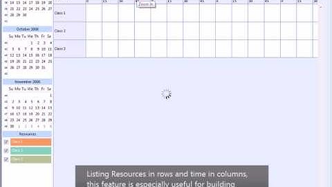 WebScheduler - Timeline View