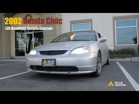 1996-2002 Honda Civic H4 LED Headlight Bulbs Upgrade & Install