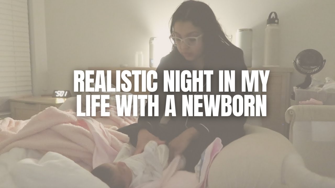 Realistic Night in My Life With a Newborn | First Time Mom in the Trenches 🤍 | Christian Mom Vlog