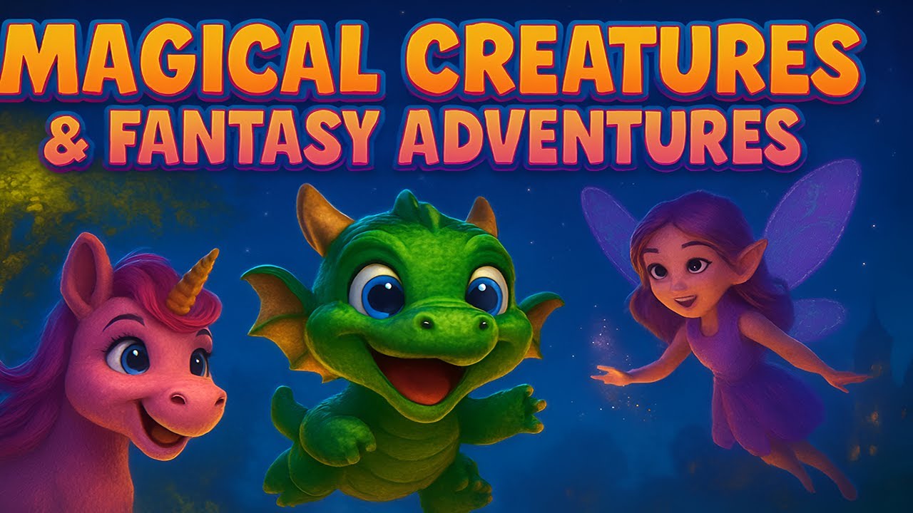 Magical Creatures Songs for Kids | Fun Fantasy Adventures with Dragons, Fairies & More!