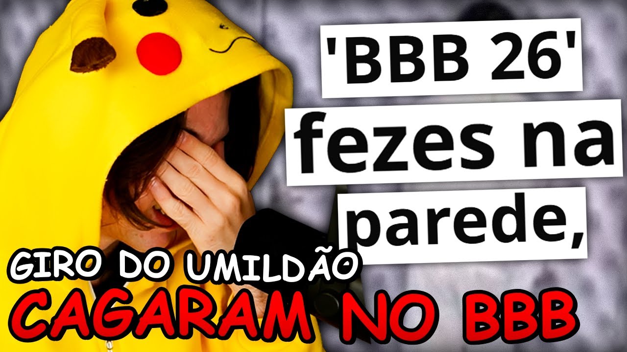 CAGARAM NA PAREDE DO BBB