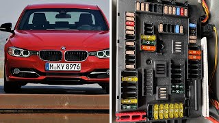 Locatie si semnificatie (explicatie) tablou sigurante si relee BMW Seria 3 F30, F31, F34 (2011-2019) Locatie si semnificatie (explicatie) tablou sigurante si relee BMW Seria 3 F30, F31, F34 (2011-2019)