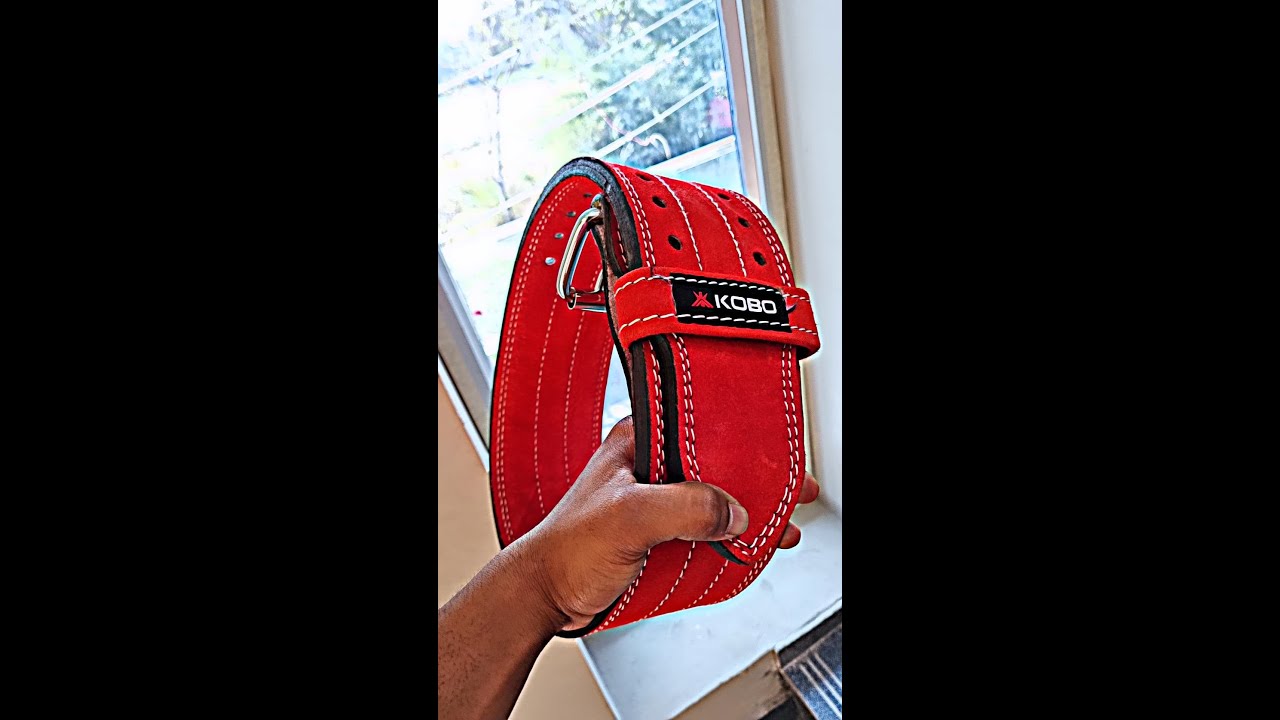 Unboxing new kobo weight lifting belt 10mm ...