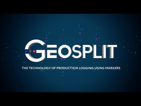 Geosplit technology of production logging using markers - video from GeoSplit