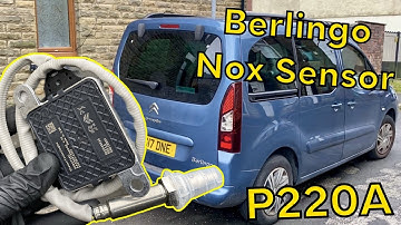Citroen Berlingo / Peugeot Partner HDi Nox Sensor Replacement. Removing Seized Nox or Sensor, P220A
