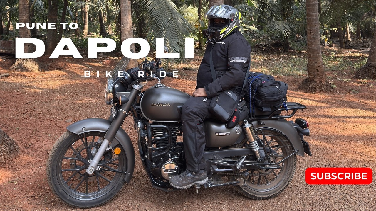 Pune to Dapoli | non stop Bike Ride | On Honda CB 350 #motovlog #dapoli