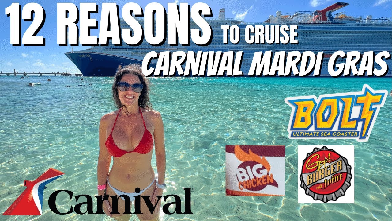 12 Reasons To Cruise on the CARNIVAL MARDI GRAS in 4K YouTube