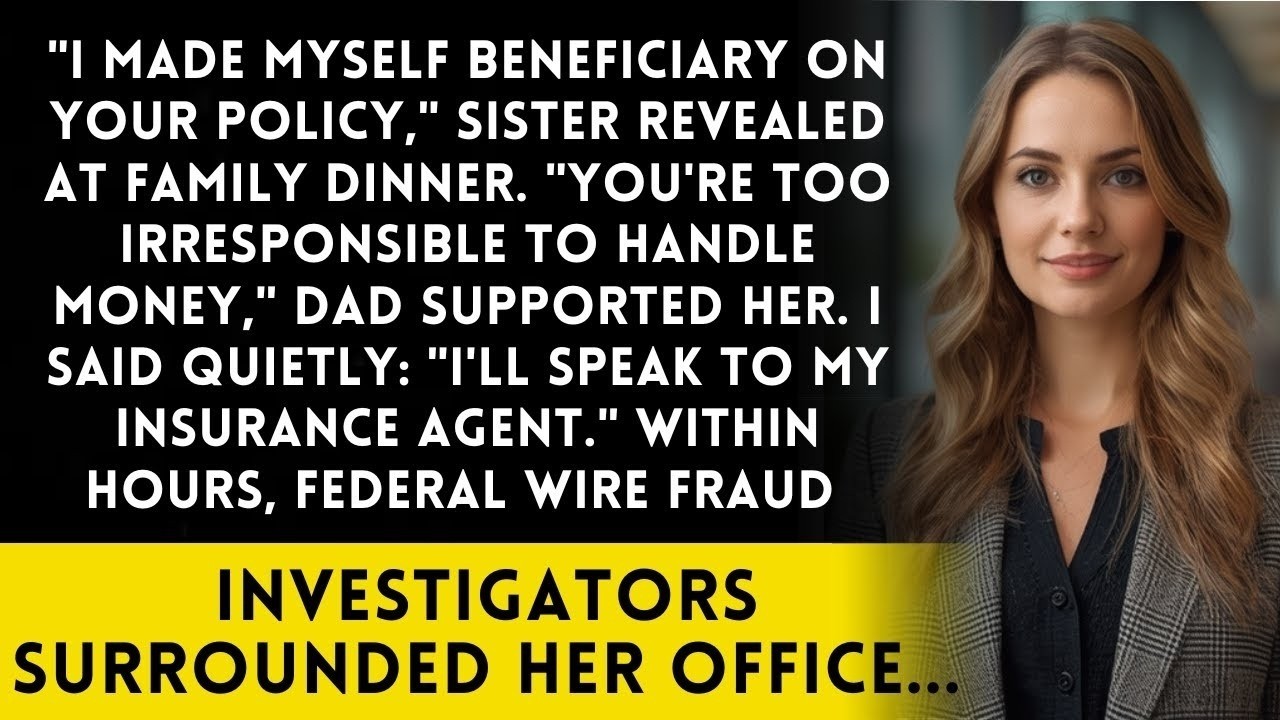 Sister Forged My Name on 500K Life Insurance Policy - She Committed Federal Wire Fraud