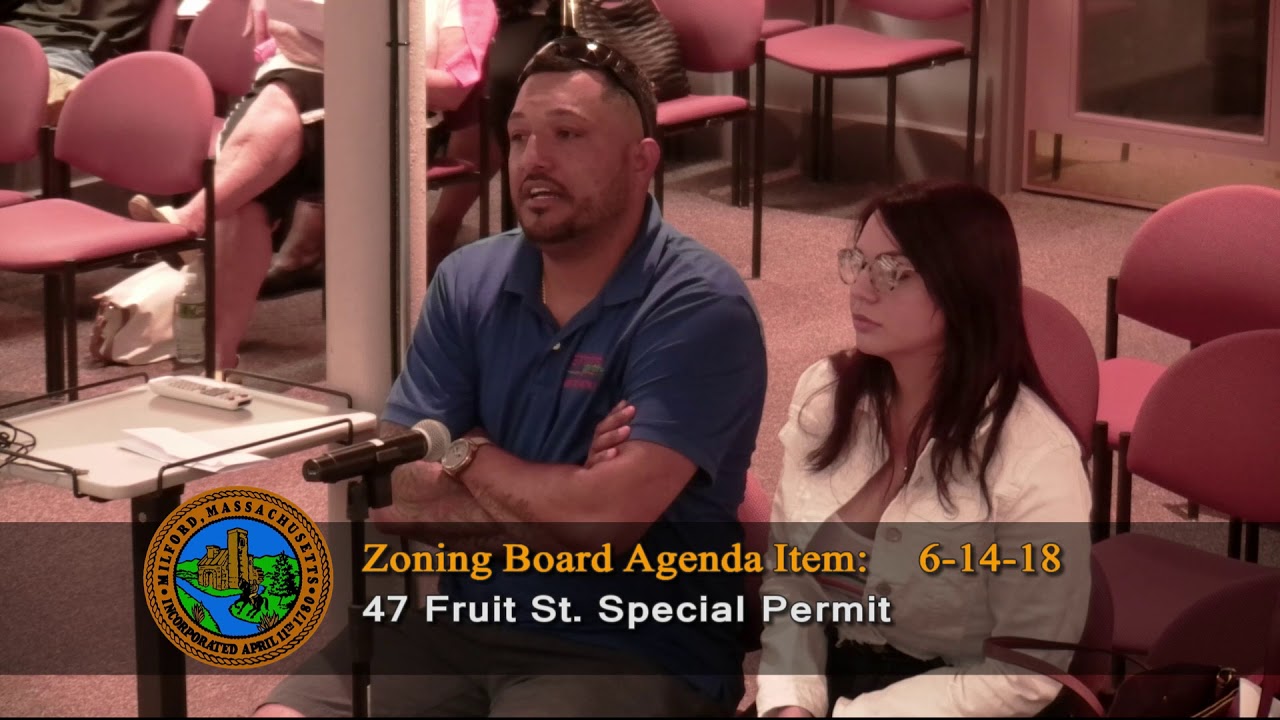 Milford Zoning Board of Appeals June 14, 2018 YouTube