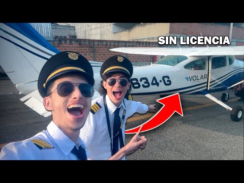 VOLÉ un AVIÓN SIN LICENCIA 🪪