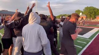UTHS boys’ track and field celebrates its fifth straight WB6 conference championship